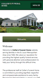 Mobile Screenshot of colliersfuneralhome.com
